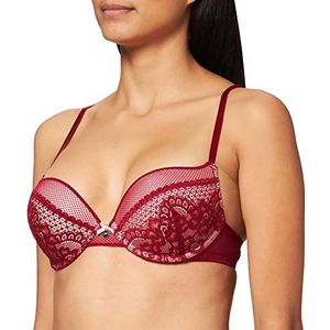 s.Oliver RED LABEL Bodywear LM Ophélie push-up beha voor dames, bordeaux, 85A