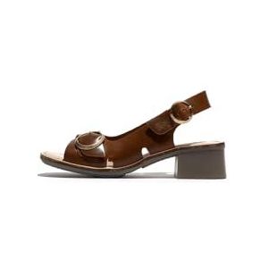 Fly London Dames EDOV237FLY Sandaal, Camel/Naturel, 4 UK, Camel Naturel, 37 EU