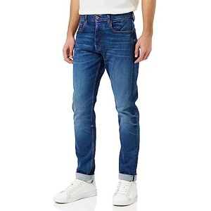 Tommy Hilfiger Heren Tapered Houston Pstr Luke Indigo Jeans, luke indigo, 28W x 34L