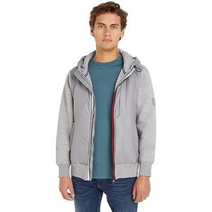 Tommy Hilfiger Hoodies voor heren, Grijs (lichtgrijs Heather), M