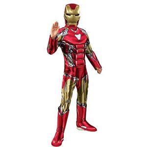Rubie's Officieel luxe kostuum Iron Man, Avengers Endgame, kindermaat L, 9-12 jaar, lichaamslengte 147 cm