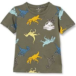 NAME IT Baby Boys NMMJALIL Jurassic SS TOP VDE T-shirt, Beetle, 86