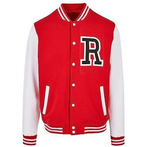 Mister Tee Rose College Jacket Red/Wht S Jas, S Heren, rood/wit, S