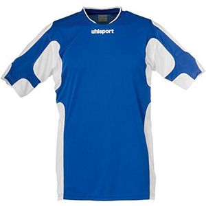Uhlsport shirt Cup La, azuurblauw/wit, S