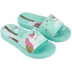 Ipanema Urban V Slide Kids schuifsandalen voor kinderen, Groen Wit, 30 EU