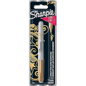 Sharpie metallic permanente marker 1 Stuk goud