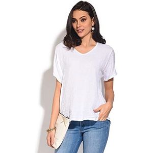 Bonamaison Dames TRLSC100698 Blouse, wit, L