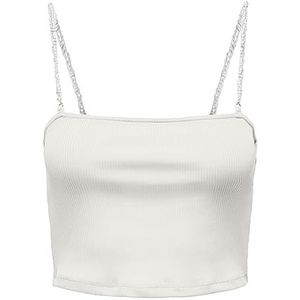 ONLY Dames Onlunina Life S/L Pearl Top Jrs, cloud dancer, XL