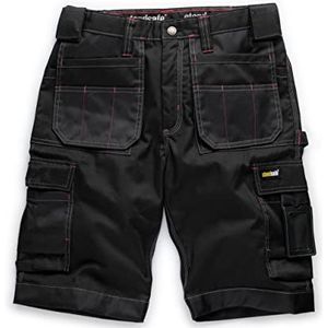 StandSafe Tuff handelsbroek voor heren Multi Pocket Combat Shorts, Zwart, 48
