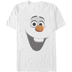 Disney Frozen - Olaf Face Unisex Crew neck T-Shirt White XL