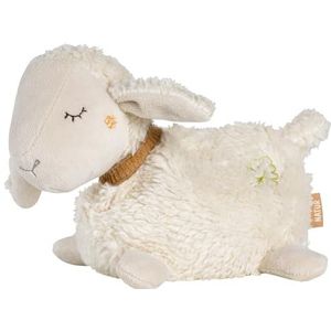 Warmtedier schaap NATUUR, knuffeldier met biologisch katoen uit gecontroleerde biologische teelt (kbA) met uitneembare warmte-/koudezak, korrelkussen voor baby's en peuters vanaf de geboorte