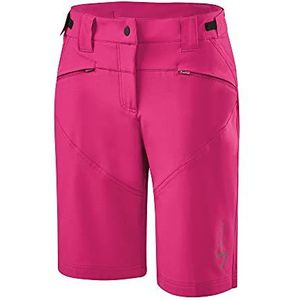 Black Crevice MTB-broek voor dames, fietsbroek voor dames, waterafstotend en sneldrogend, duurzame en ademende mountainbikebroek met aangename voering, roze, 44 NL