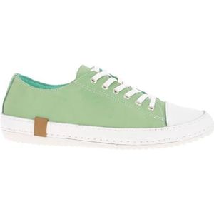 Andrea Conti Dames veterschoenen sportieve halfhoge schoen veelzijdig combineerbaar 0025903, pastelgroen 954, 43 EU