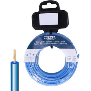 Flexibele kabelspoel, 2,5 mm, blauw, halogeenvrij, 20 m, perfect voor veilige en efficiënte installaties. Ideaal voor binnen en buiten, biedt duurzaamheid en sterkte.