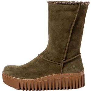 Art - 1511 Brighton - Enkellaarsjes - Bruin - Leer - 3 tot 5 cm Hakhoogte - Ritssluiting - Casual