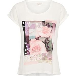 Cream Crbree T-shirt voor dames, Sneeuwwit roze roze, XS
