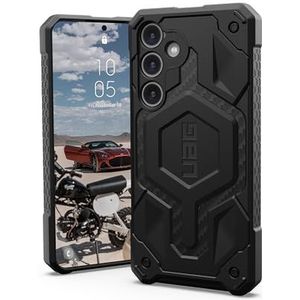 URBAN ARMOR GEAR Monarch Case Samsung Galaxy S24 Plus Hoesje [""Designed for Samsung"" gecertificeerd, Draadloos opladen compatibel, 6m valbescherming militaire standaard] carbon fiber