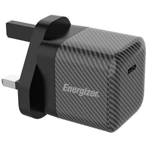 Energizer Snellader UK 30W USB-C GaN Tech, Power Delivery voor iPhone 15, 14, Galaxy S24, S23, iPad, Pixel, Galaxy Tab, Z Fold enz