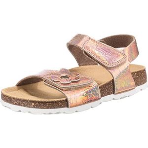 Superfit Meisjesslippers met voetbed, sandaal, Brons, 38 EU