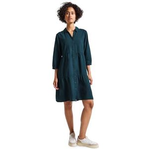 STREET ONE Zomerse tuniekjurk voor dames, Tide Blue, 34