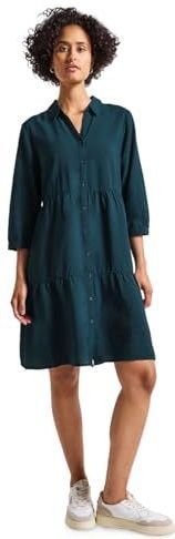 STREET ONE Zomerse tuniekjurk voor dames, Tide Blue, 34