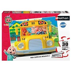 Nathan- puzzel 30-delig in bus Cocomelon kinderen, 400556861569