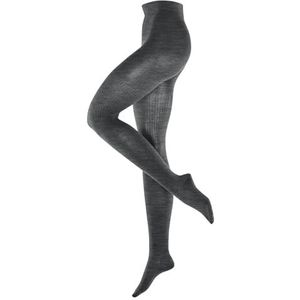Damen - Rib Couture - Panty - Dark Grey - Luxe Wolmix