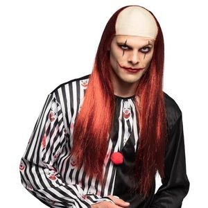 Boland 85612 - Killer clown pruik van synthetisch haar, accessoire voor Halloween, verkleedkostuums, carnaval, themafeest