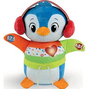 Clementoni 59287 Baby Clementoni - Tanz-mit-mir Pinguïn, interactief babyspeelgoed met muziek en lichteffecten, dansend en zingend educatief speelgoed voor peuters vanaf 12 maanden
