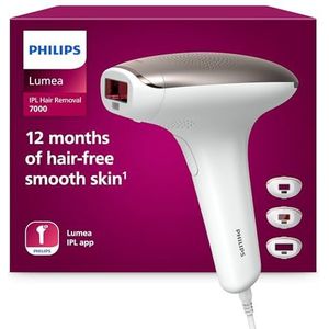 Philips Lumea Advanced SC1999/00 IPL-haarverwijderaar, werkt met lichtimpulsen, voor lichaam, bikinizone en gezicht, 250.000 impulsen, met huidsensor, 14.2 x 27.4 x 19.4 cm, Wit