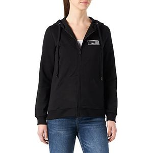 Love Moschino Sweatshirt Coat jas, zwart, 46 dames, zwart., 42