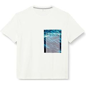 s.Oliver T-shirt voor heren met korte mouwen, wit, XXL