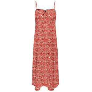 ONLY Onlnelly Life Alexa Midi Dress Noos Ptm midi-jurk voor dames, oranje, L