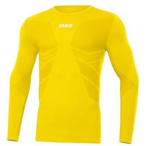 JAKO Functioneel shirt voor heren, longsleeve Comfort 2.0, comfortabel sportondergoed voor heren, naadloos en bodyfit, hardloopshirt voor heren, lange mouwen met zachte grip
