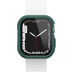 OtterBox Eclipse Watch-bumper met geïntegreerde glazen schermbeschermer voor Apple Watch Series 9/8/7 - 41mm, gehard glas, valbestendig, slanke beschermhoes voor Apple Watch, Licht Groen