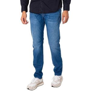 Replay Anbass X-Lite Plus Herenjeans, slim fit, 009, medium blue., 28W x 32L