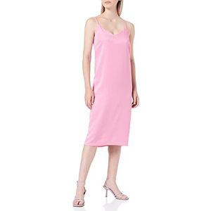 Vila Dames VIAMAZED S/L Slip Dress/SU Jurk, Fuchsia Pink, 36