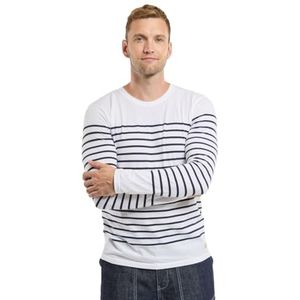 Armor Lux Marinier - Lichtgewicht katoen, wit/schip, S