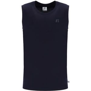 Russell Athletic Heren singlet T-shirt, marineblauw, large, Donkerblauw, L