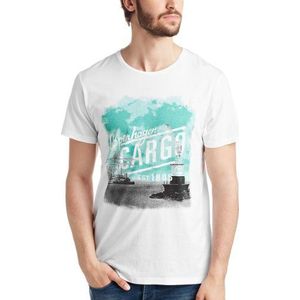 ESPRIT heren T-shirt met fotoprint - slim fit