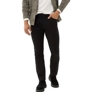 BRAX Heren Style Chuck Hi-Flex Jersey broek, zwart, 36W x 30L