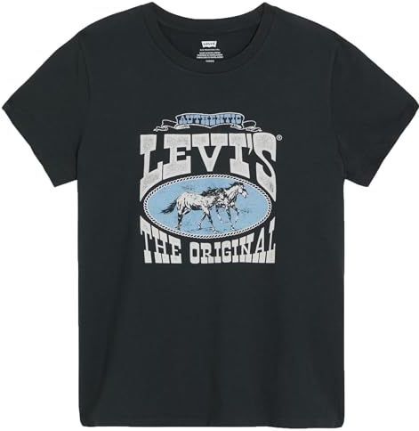 Levi'S - Horse Poster - T-shirt - Groen - Katoen