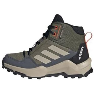 adidas Unisex Kids Terrex Ax4r Mid Rain.rdy Wandelschoenen Non-Football, Olive Strata Wonder Beige Oranje, 38 EU