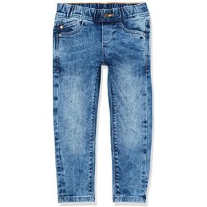 s.Oliver Junior jongensbroek lang skinny JOGGSTYL broek, blauw stretched den, 92