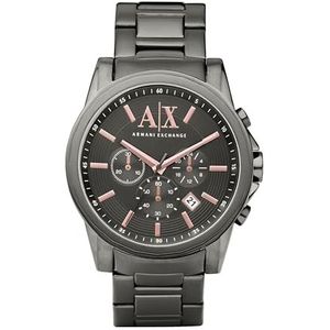 Armani Exchange Chronograph Gray roestvrijstalen horloge