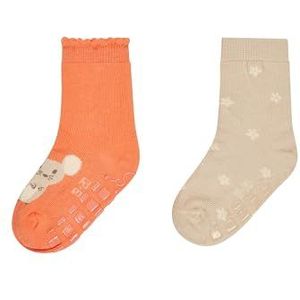 Sterntaler Baby Meisjes ABS Sokken DP Muis, Lichtoranje, 18 EU