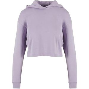 Urban Classics Oversized cropped light terry hoodie voor dames met capuchon, Dustylilac, 3XL