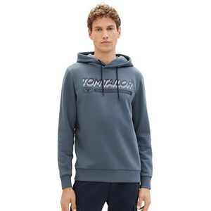 TOM TAILOR Sweatshirt voor heren, 32506 - Dusty Dark Teal, XL