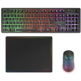 Mars Gaming MCPWX - Draadloze Gaming Combo - Full-size Toetsenbord - Ultralichte Gamingmuis