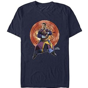 Marvel Doctor Strange in the Multiverse of Madness - Wong Hero Style Unisex Crew neck T-Shirt Navy blue L